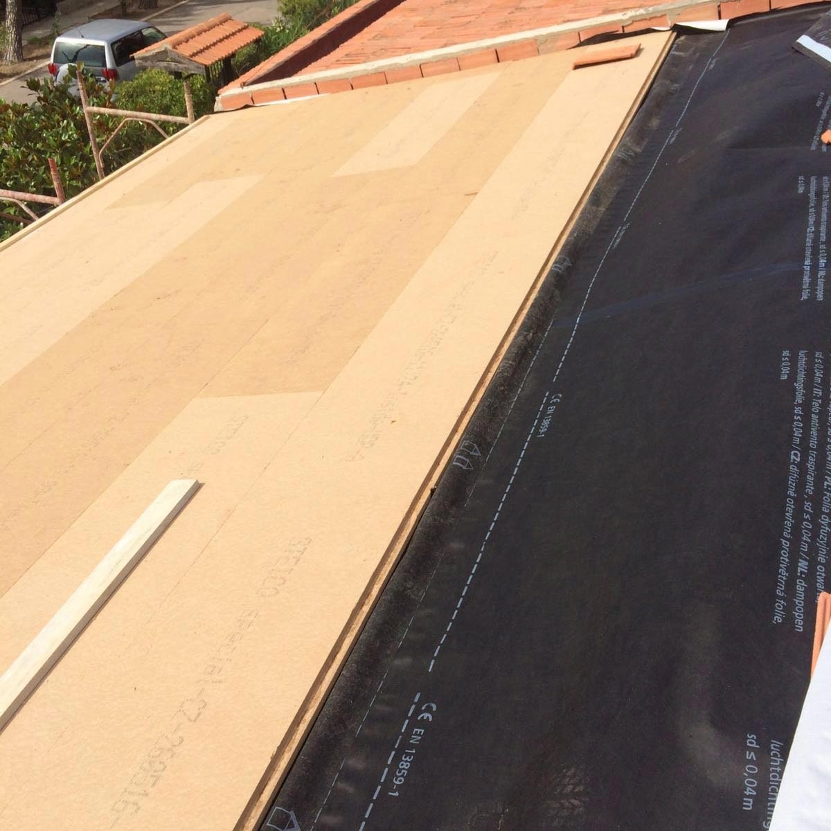 Wood fiber FiberTherm Special pitched roof insulation