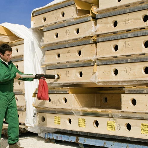 Loose wood fiber Zell thermal insulation